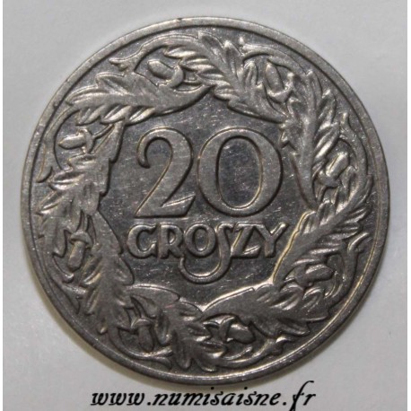 POLAND - Y 12 - 20 GROSZY 1923