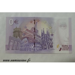 SPAIN - TOURISTIC 0 EURO SOUVENIR NOTE - BENALMADENA CABLE CAR - EAGLE - 2019