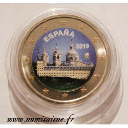 SPAIN - 2 EURO 2013 - CASTLE AND MONASTERY EL ESCORIAL - COLOR