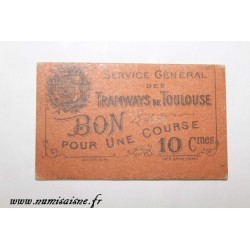 Komitat 31 - TOULOUSE - 10 CENTIMES - TRAMWAYS