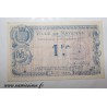 County 53 - MAYENNE - 1 FRANC 1917 - 08.12