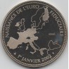 FRANCE - MEDAL - THE BIRTH OF THE EURO FIDUCIARY - 2002  - ESSAY