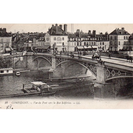 County 60200 - OISE - COMPIEGNE - VIEW OF THE BRIDGE