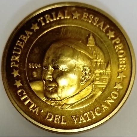 VATICAN - 50 EURO CENT 2004 - JOHN PAUL II - PROTOTYPE