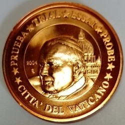 VATICAN - 5 EURO CENT 2004 - JOHN PAUL II - PROTOTYPE