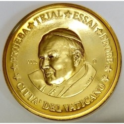 VATICAN - 20 EURO CENT 2005 - JEAN PAUL II - PROTOTYPE