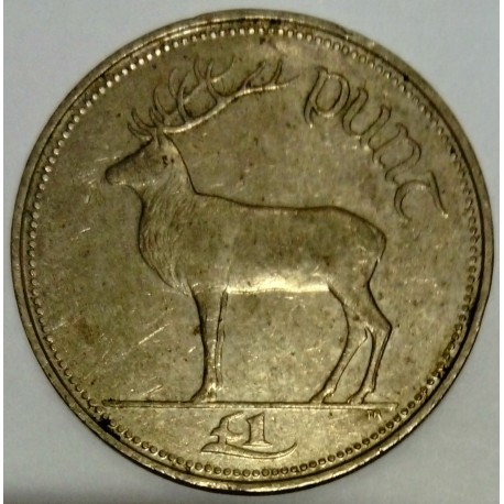 IRELAND - KM 27 - 1 LIVRE 1994 - DEER