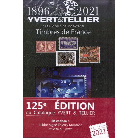 TIMBRES DE FRANCE - EDITION 1896-2021 - YVERT & TELLIER