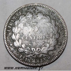 FRANCE - KM 821 - 5 CENTIMES 1897 A - Paris - TYPE CÉRÈS - Torch