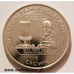 ISLE OF MAN -  KM 560 - 1 CROWN 1996 - ALEXANDER GRAHAM BELL