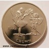 ISLE OF MAN -  KM 612 - 1 CROWN 1996 - FLOWERS FAIRY - Pinks