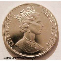 ISLE OF MAN -  KM 559 - 1 CROWN 1996 - EMILE BERLINER