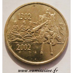 LUXEMBOURG - MÉDAILLE - 1302 - 2002 - Éperon d'or