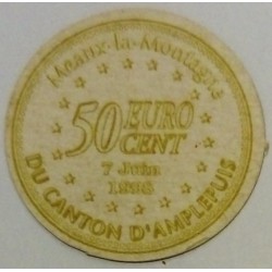 FRANCE - RHONE - 69 - AMPLEPUIS - EURO OF CITIES - 50 EURO CENT 1998 CARDBOARD