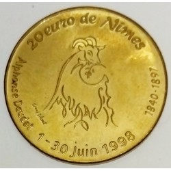 FRANCE - GARD - 30 - NIMES - EURO OF CITIES - 20 EURO 1998 -  ALPHONSE DAUDET