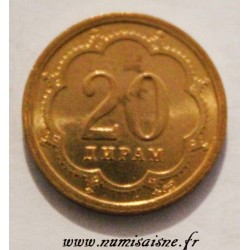 TADJIKISTAN - KM 4 - 20 DRAMS 2001