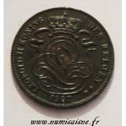 BELGIUM - KM 34- 1 CENTIME 1907