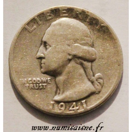 UNITED STATES - KM 164 - 1/4 DOLLAR 1941