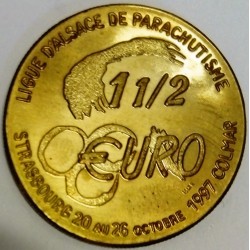 FRANCE - 67 - BAS-RHIN - STRASBOURG - EURO DES VILLES - 1.50 EURO 1997 - 200 YEARS OF THE FIRST PARACHUTE JUMP