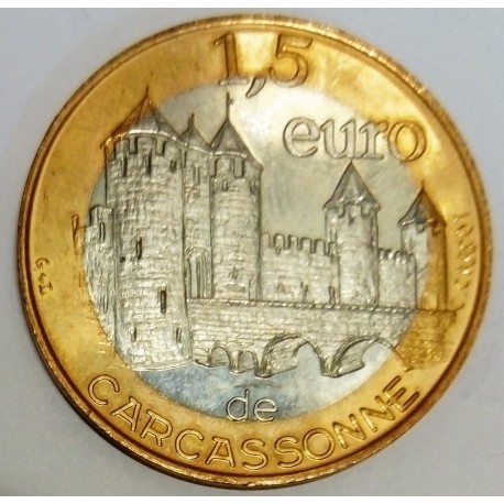 FRANCE - 11 - AUDE - CARCASSONNE - EURO DES VILLES - 1.50 EURO 1997