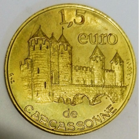 FRANCE - 11 - AUDE - CARCASSONNE - EURO DES VILLES - 1.50 EURO 1997