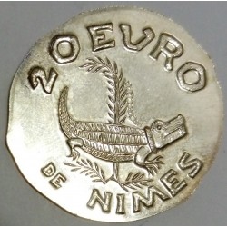 FRANCE - 30 - GARD - NIMES - EURO OF CITIES - 20 EURO 1997 -  FERIA - CROCODILE