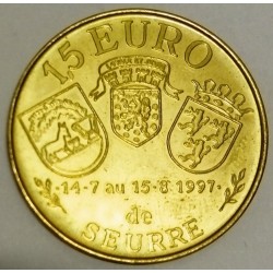 FRANCE - 21 - CÔTE D'OR - SEURRE - EUROS OF CITIES - 1,5 EURO 1997 - MAISON DE BOSSUET