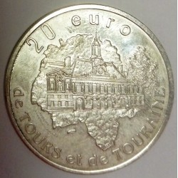 37- INDRE-ET-LOIRE - LOCHES - EURO DES VILLES - 20 EURO 1997 - CHÂTEAU