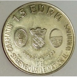 FRANCE - 71 - SAÔNE-ET-LOIRE - SAINT-GENGOUX-LE-NATIONAL - EURO CITIES - 1,5 EURO 1996 - TRADE AND CRAFT UNION