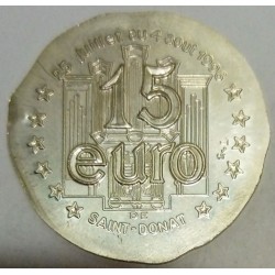 FRANCE - 26 - DRÔME - SAINT-DONAT-SUR-L'HERBASSE - EURO OF CITY - 15 EURO 1996 - 35TH J.S. BACH MUSIC FESTIVAL