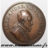 MEDAL - VATICAN - 1655 - POPE ALEXANDER VII 1655 - 1667