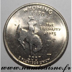 UNITED STATES - KM 399 - 1/4 DOLLAR 2007 D - Denver - WYOMING