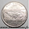 UNITED STATES - KM 374 - 1/4 DOLLAR 2001 P - Philadelphia - WEST VIRGINIA