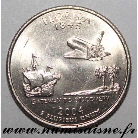 UNITED STATES - KM 356 - 1/4 DOLLAR 2004 D - Denver - FLORIDA