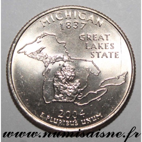 UNITED STATES - KM 355 - 1/4 DOLLAR 2004 P - Philadelphia - MICHIGAN