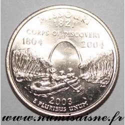 ETATS UNIS - KM 346 - 1/4 DOLLAR 2003 D - Denver - MISSOURI