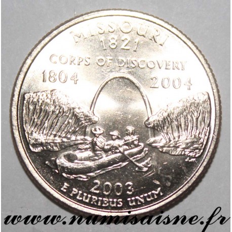 ETATS UNIS - KM 346 - 1/4 DOLLAR 2003 D - Denver - MISSOURI