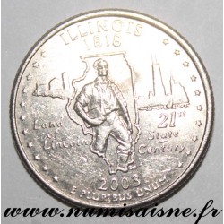 ETATS UNIS - KM 343 - 1/4 DOLLAR 2003 D - Denver - ILLINOIS