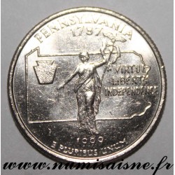 UNITED STATES - KM 294 - 1/4 DOLLAR 1999 D - Denver - PENNSYLVANIA