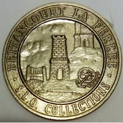 FRANCE - 52 - HAUTE-MARNE - BETTANCOURT-LA-FERREE - EURO OF CITY - 5 ECUS 1995 - 7TH FLEA MARKET ART COLLECTIONS