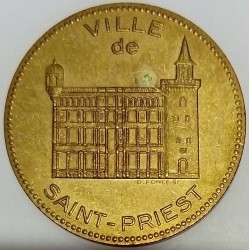 FRANCE - 69 - RHÔNE - SAINT-PRIEST - ECU OF CITY - 2 ECU 1994 - CASTLE - UNION OF TRADERS AND CRAFTSMEN