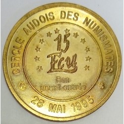 FRANCE - 11 - AUDE - MONTOLIEU - ECU DES VILLES - 1.50 ECU 1995 - VILLAGE OF THE BOOK