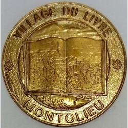 11 - AUDE - MONTOLIEU - ECU DES VILLES - 1.50 ECU 1995 - VILLAGE DU LIVRE