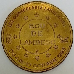 FRANCE - 13 - BOUCHES-DU-RHÔNE - LAMBESC - ECU DES VILLES - 1 ECU 1993 - LIGHTHOUSE