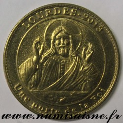 County 65 - LOURDES - A DOOR OF FAITH - GO AND DRINK FROM THE SOURCE - TOURIST TOKEN