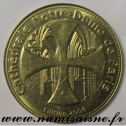 County 75 - CATHEDRAL NOTRE DAME OF PARIS - TOURIST TOKEN - 2008