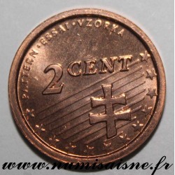 SLOVAKIA - 2 CENT 2004 - TRIAL COIN