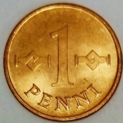 FINLANDE - KM 44 - 1 PENNI - 1967