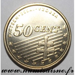 SLOVAKIA - 50 CENT 2004 - TRIAL COIN