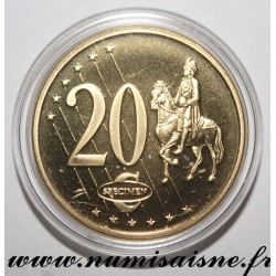 VATICAN - 20 CENT 2007 - BENEDICT XVI - TRIAL COIN